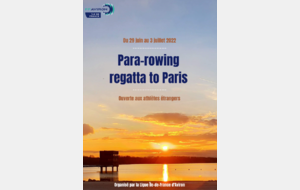 Para-rowing regatta to Paris